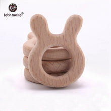 Load image into Gallery viewer, BUNNY WOOD TEETHER