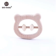 Load image into Gallery viewer, WOODEN BEAR TEETHING