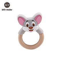 Load image into Gallery viewer, MOUSE WOODEN TEETHING