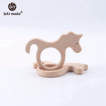 Load image into Gallery viewer, UNICORN WOODEN TEETHERS